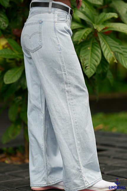 Buy Wide-Leg Denim limokiss.com