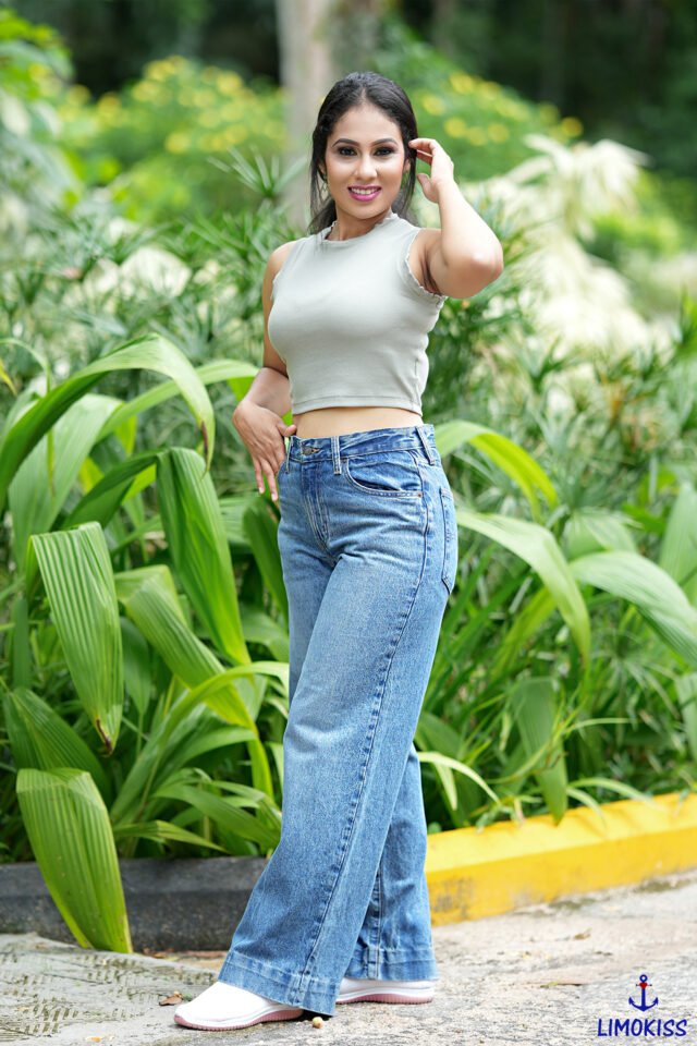 High Waist Wide Leg Denim - 5298