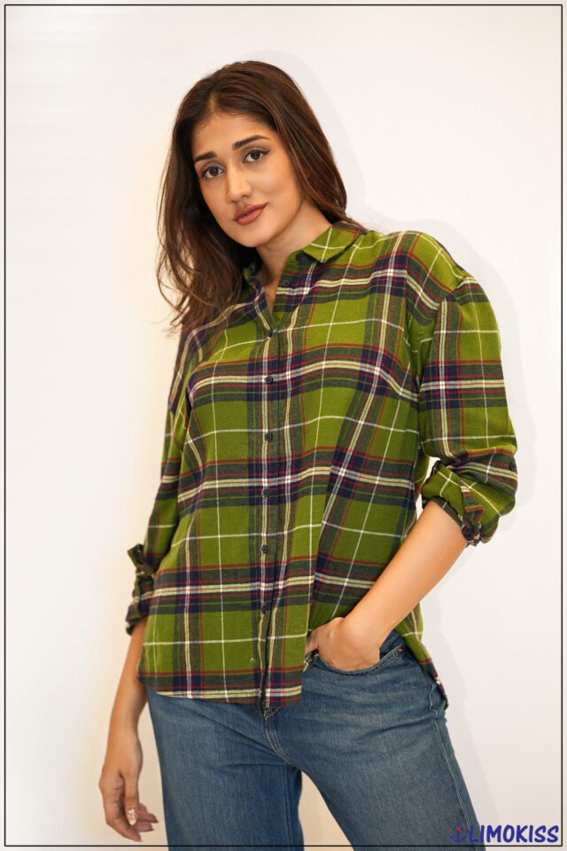 Evergreen Plaid Luxe Shirt - 5152