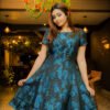 Embroidered Party Dress