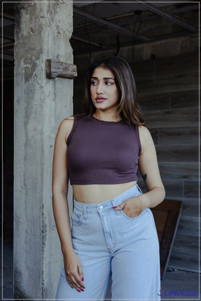 Ribbed Crop Top - 4695