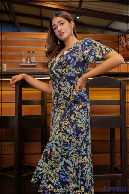 Elegance Wrap Dress – Trendy Ladies Dress in Sri Lanka