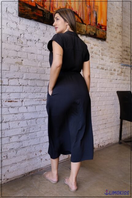 Midnight Grace Shirt Dress– Trendy Ladies Dress in Sri Lanka