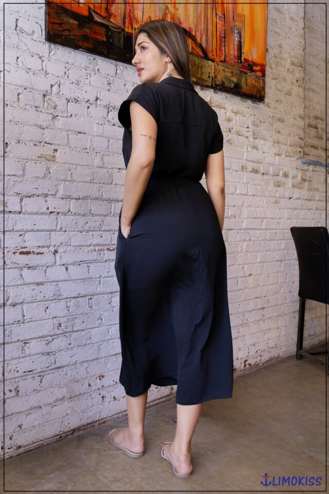 Midnight Grace Shirt Dress– Trendy Ladies Dress in Sri Lanka