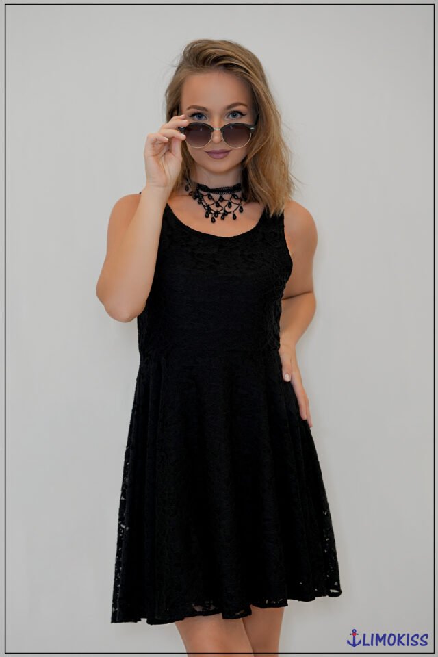 Lee Adriel Black Dress - Limokiss
