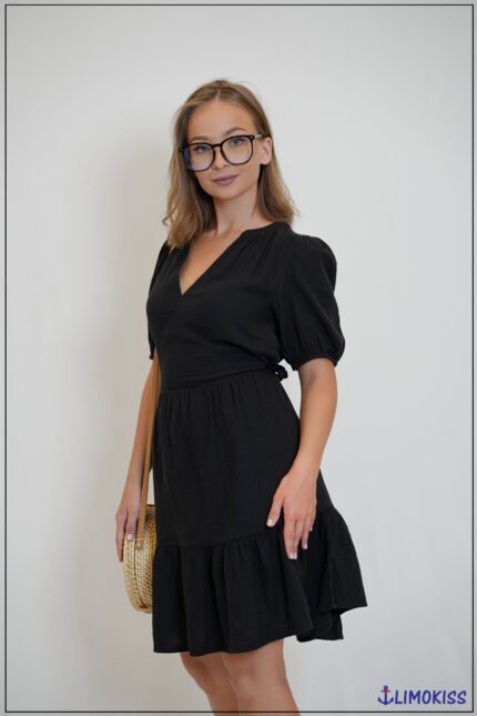 Mini Adriel Black Ladies Dress - Limokiss
