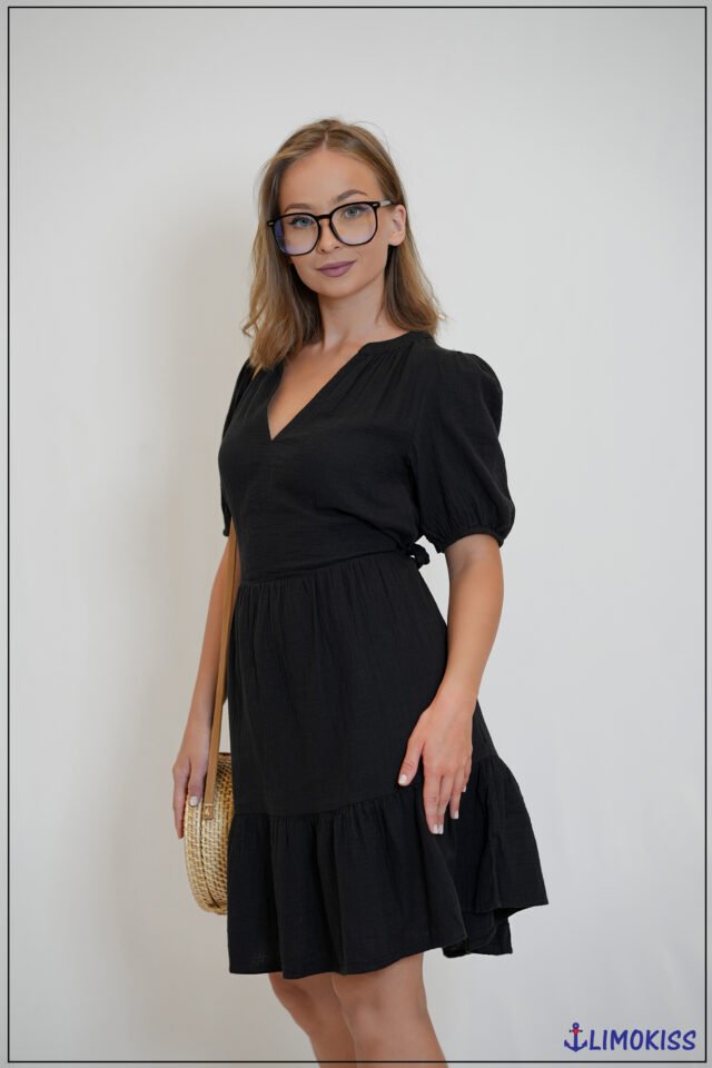 Mini Adriel Black Ladies Dress - Limokiss