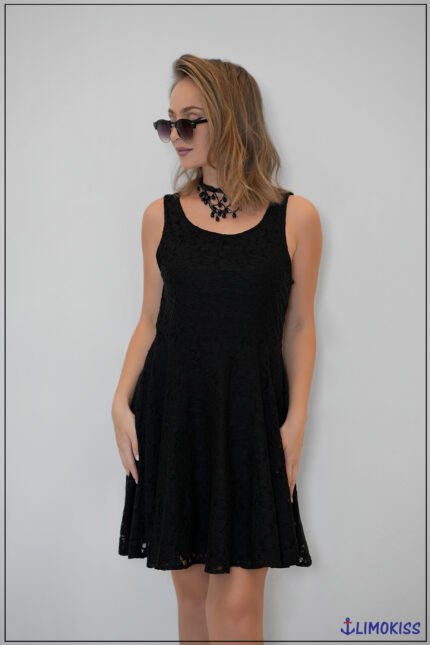 Lee Adriel Black Dress - Limokiss