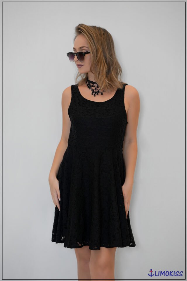 Lee Adriel Black Dress - Limokiss