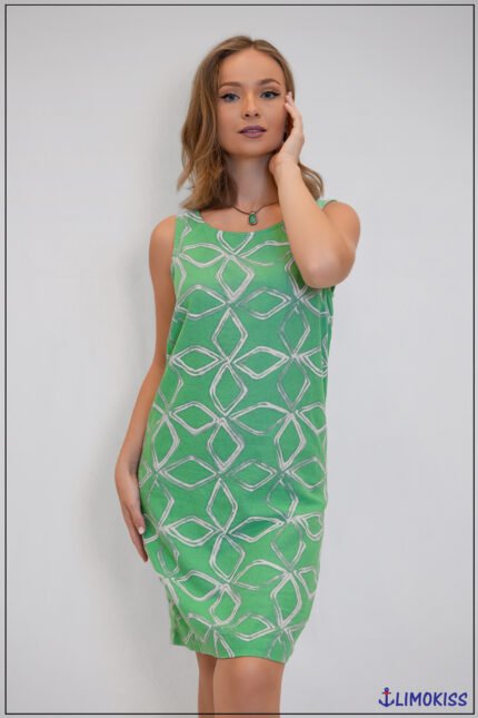 Green Striped Dress