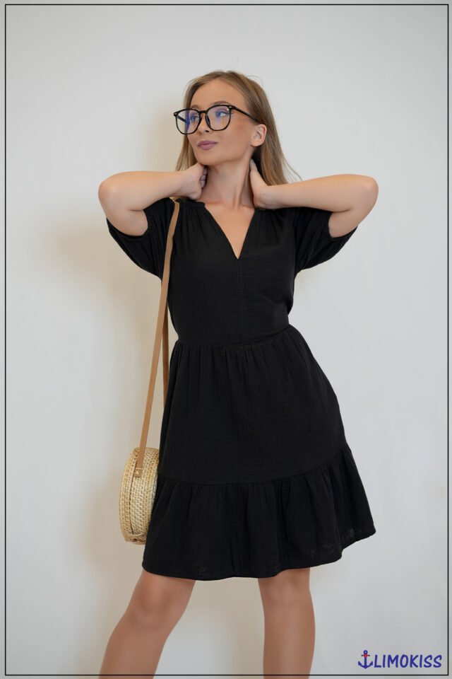 Mini Adriel Black Ladies Dress - Limokiss