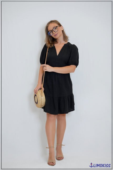 Mini Adriel Black Dress
