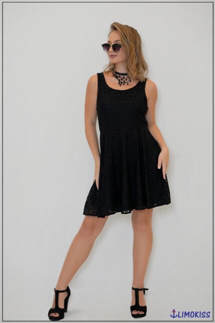 Lee Adriel Black Dress - Limokiss