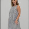 Ash Striped Dress - Limokiss