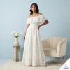 Off Shoulder Eyelet Maxi Dress | White Cutlone Summer Fashion | Limokiss